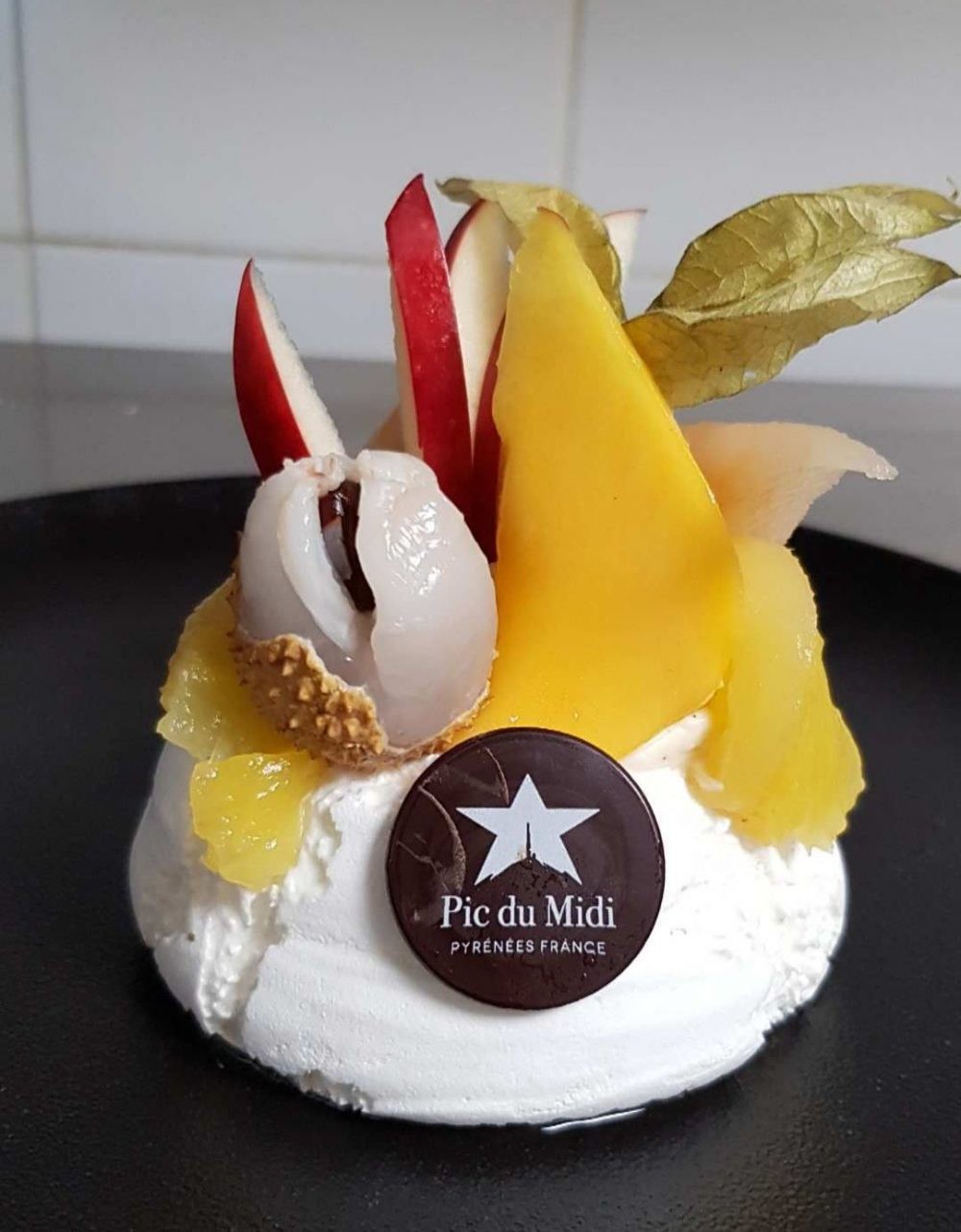 Régie Pic du Midi Restaurant dessert 2019 pavlova